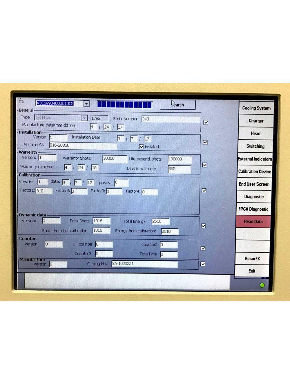 Lumenis M22 Laser Q Switched Nd YAG 1064 Handpiece QS Treatment Head SA-1020221 image 8