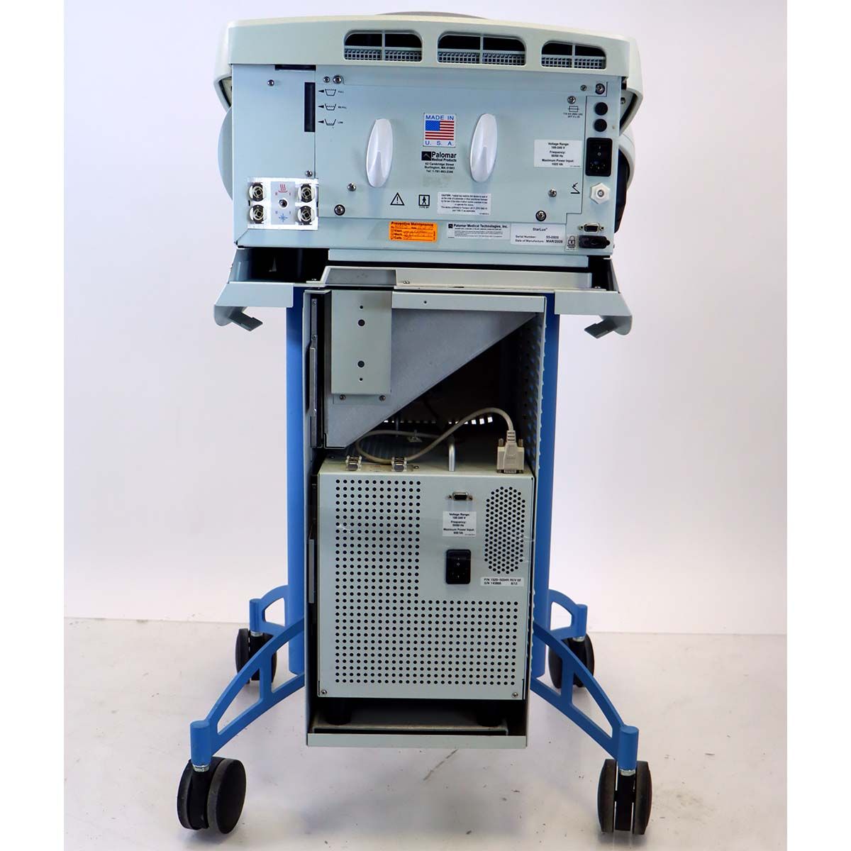 2008 Palomar StarLux 500 w/ Chiller Hair Removal Pigment IPL Laser System 4 HPs