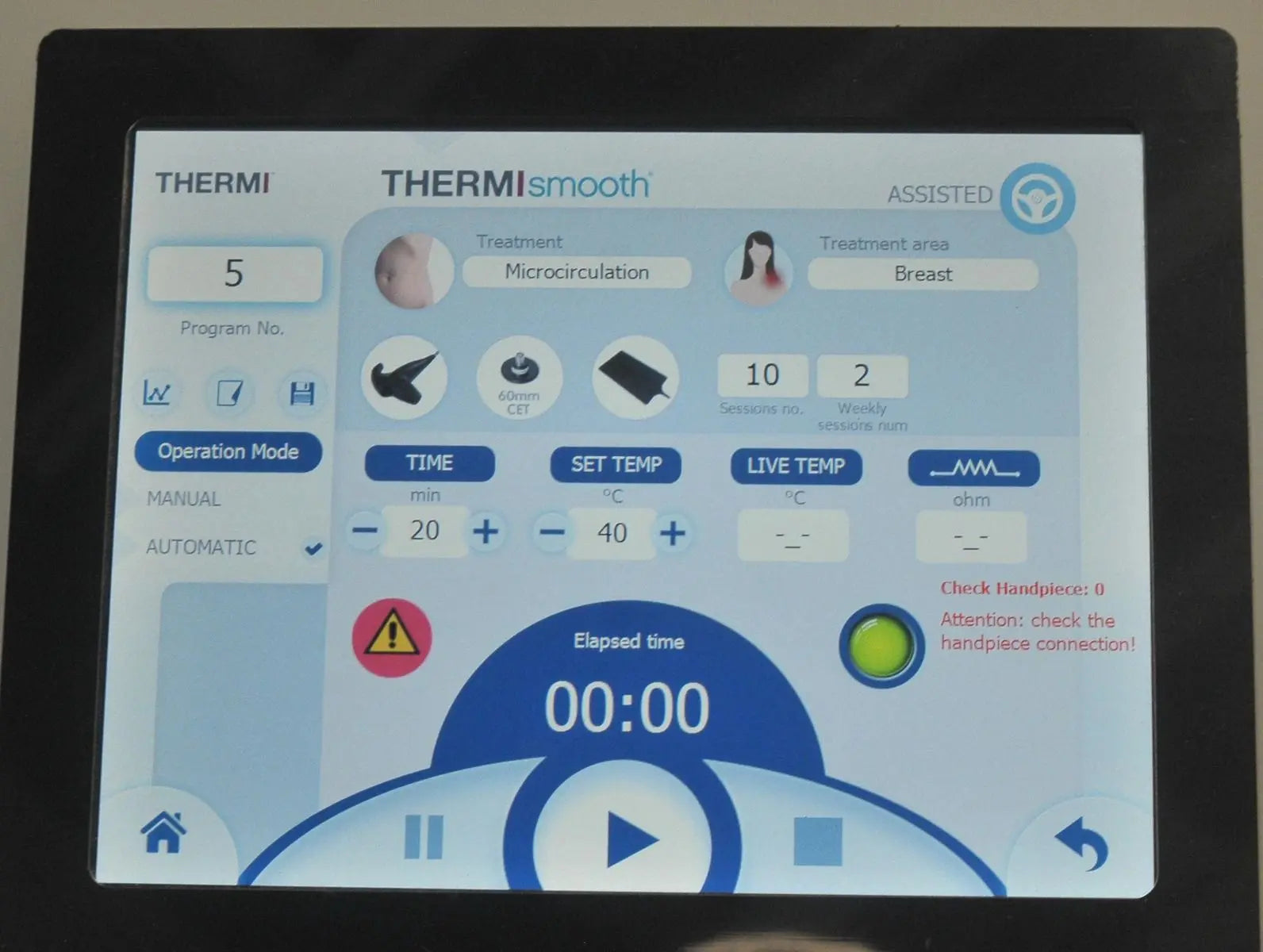 2017 ThermiAesthetics Thermi250 RF Cellulite Reduction Skin Tightening Face Body