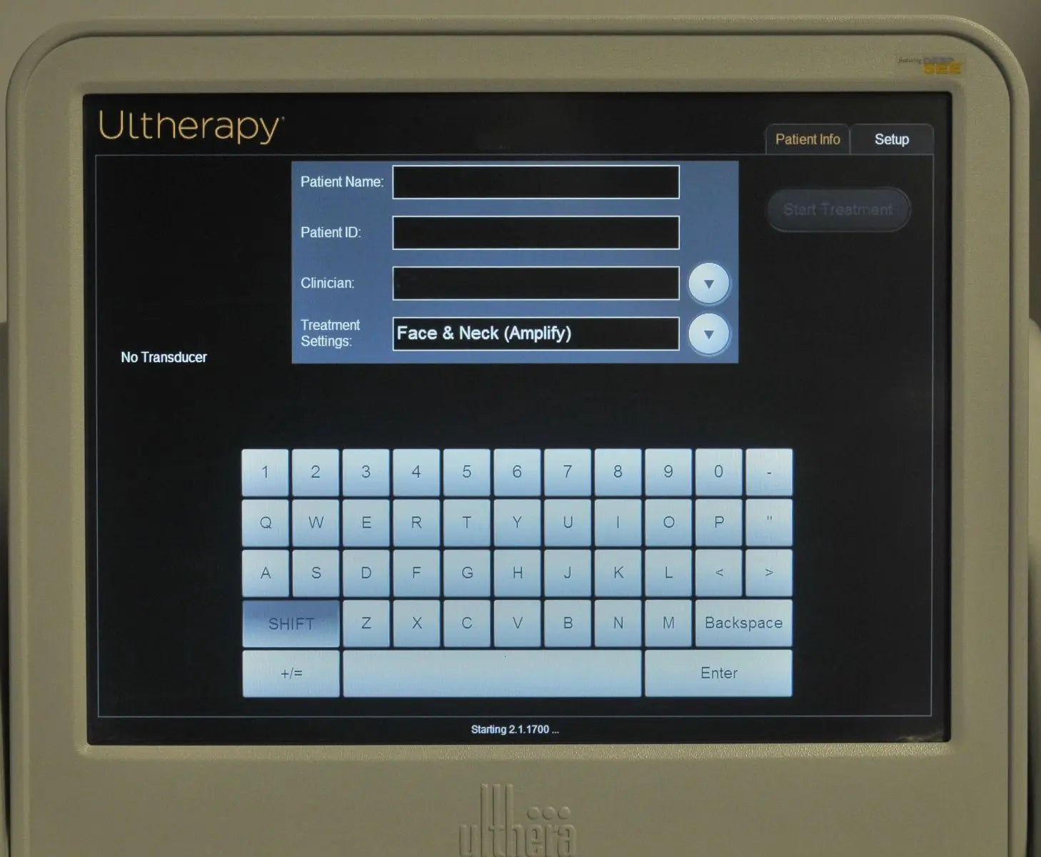 2015 Ulthera Ultherapy DeepSEE Ultrasound Skin Tightening Contouring System