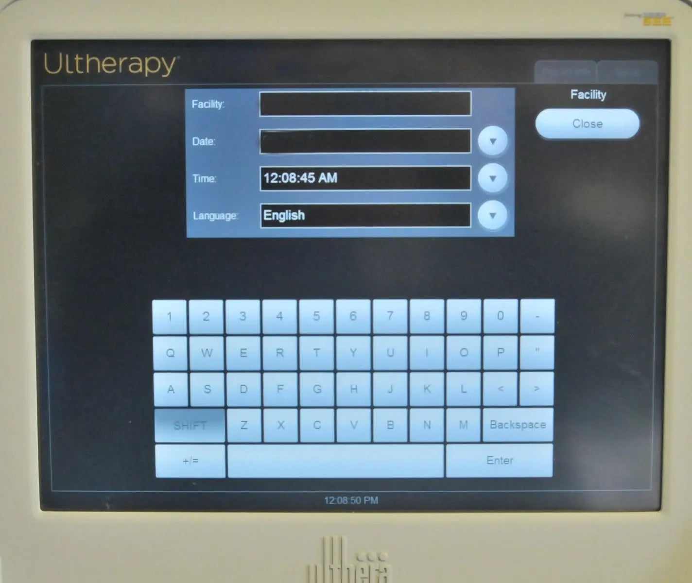 2012 Ulthera Ultherapy DEEPsee Ultrasound Skin Tightening Contouring w Handpiece