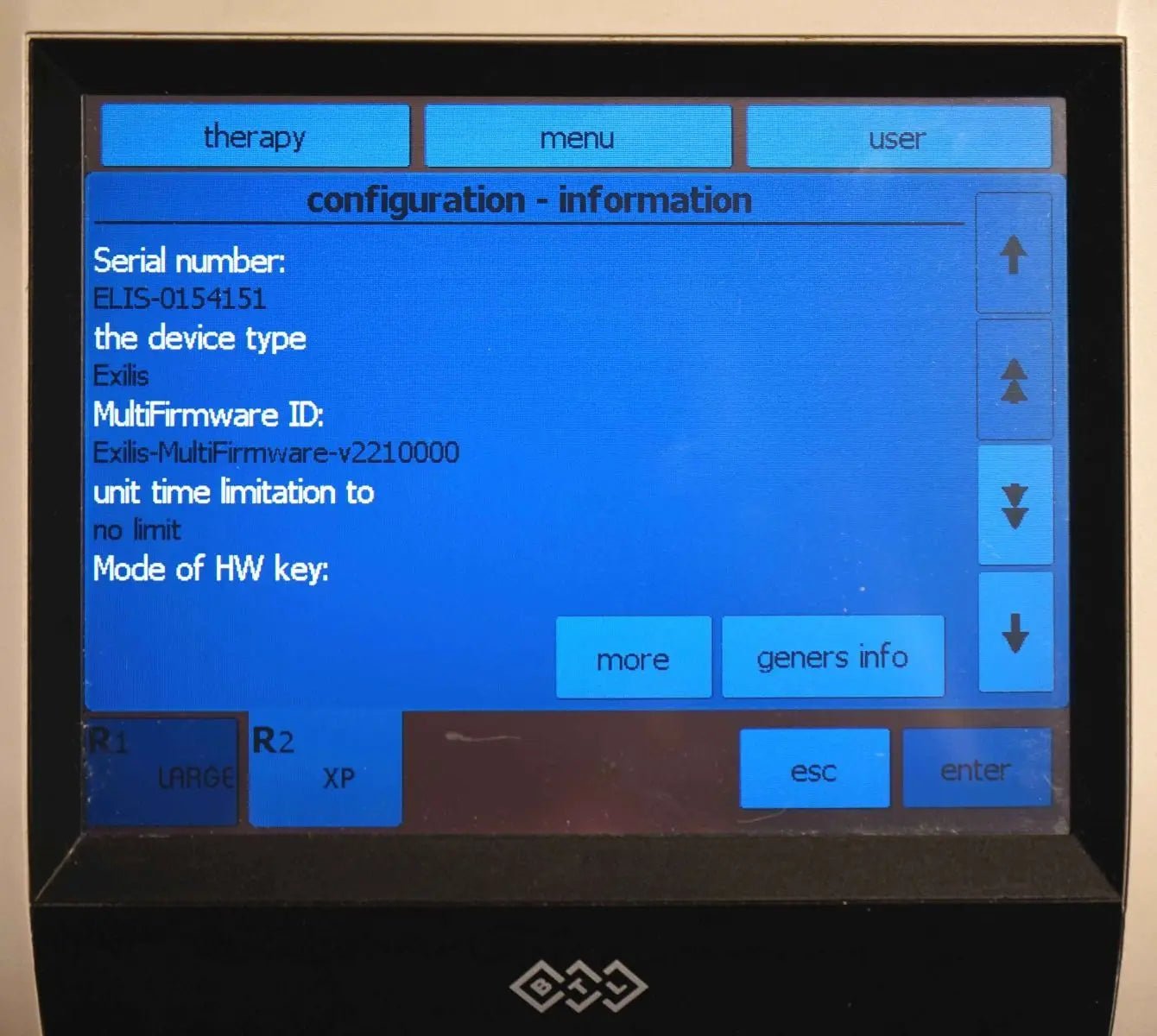 BTL Exilis Elite RF RadioFrequency 90 WATT Wrinkle Skin Tightening 2 Handpieces BTL