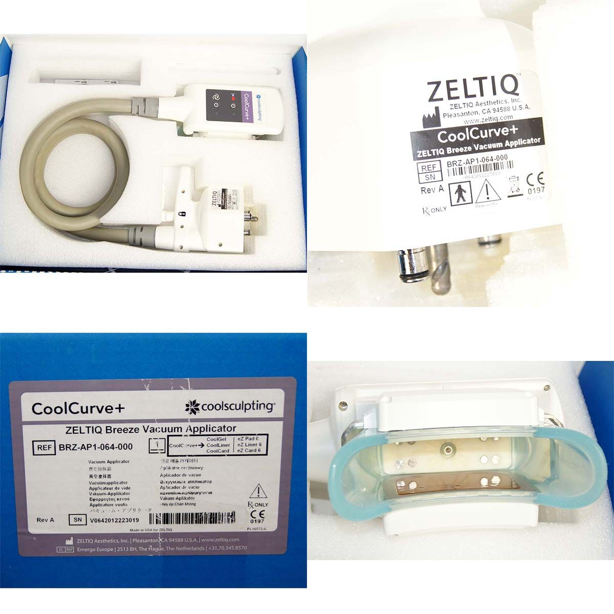 2011 Zeltiq CoolSculpting 塑身減脂系統（含 4 個塗抹器）