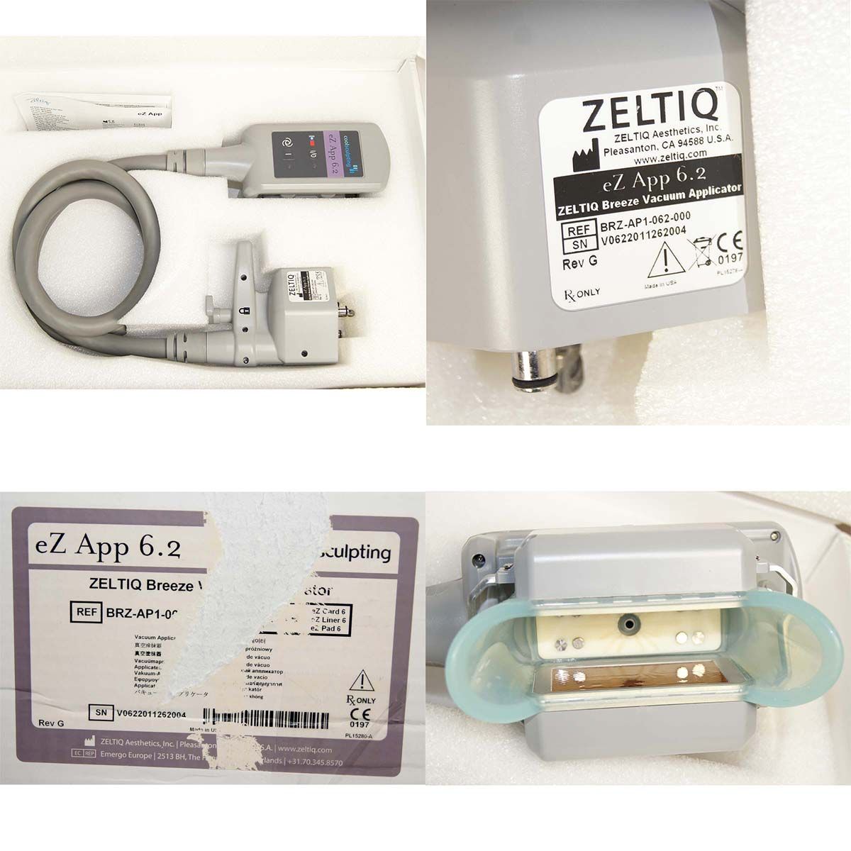 2011 Zeltiq CoolSculpting 塑身減脂系統（含 4 個塗抹器）
