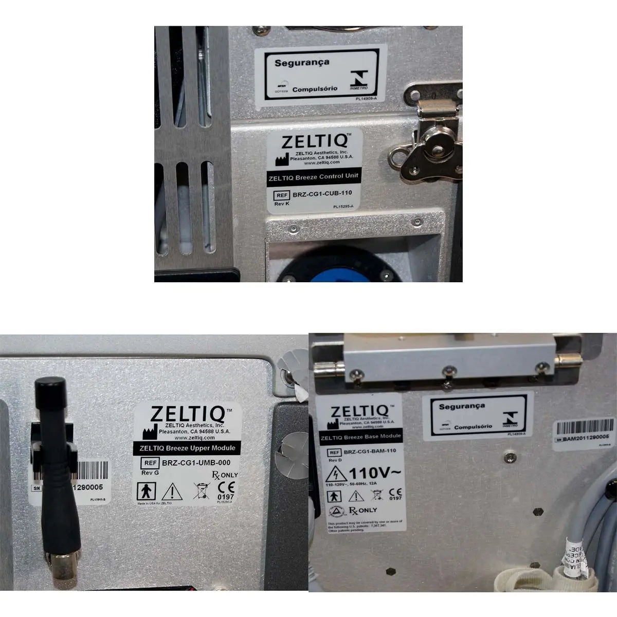 2011 Zeltiq CoolSculpting Body Contouring Fat Reduction System w/ 4 Applicators