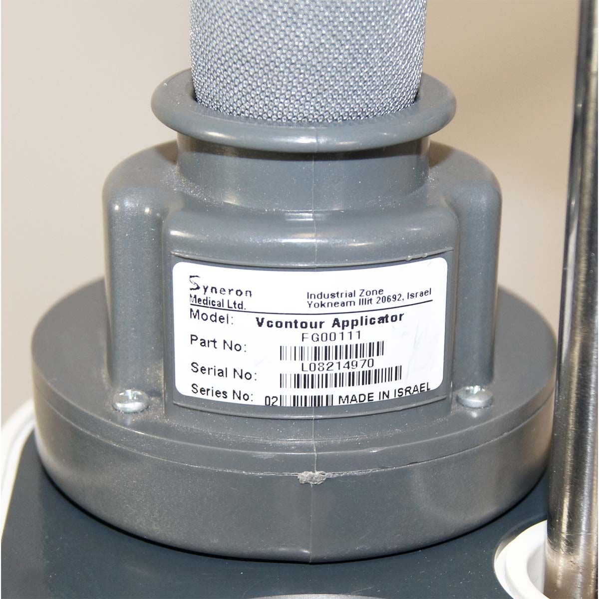 Syneron VelaShape FG00121 System with Dual Connector Adapter Vcontour Handpiece