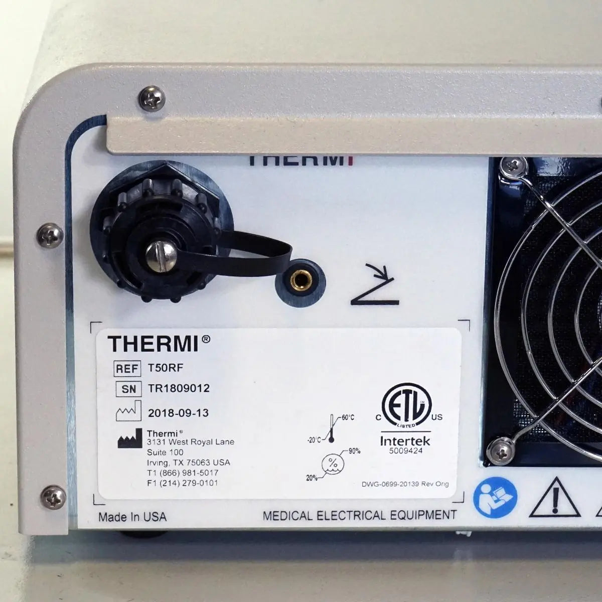 2018 ThermiRF Arvati T50RF RadioFrequency ThermiHealth Wrinkles Rejuvenate Skin Sol International Medical