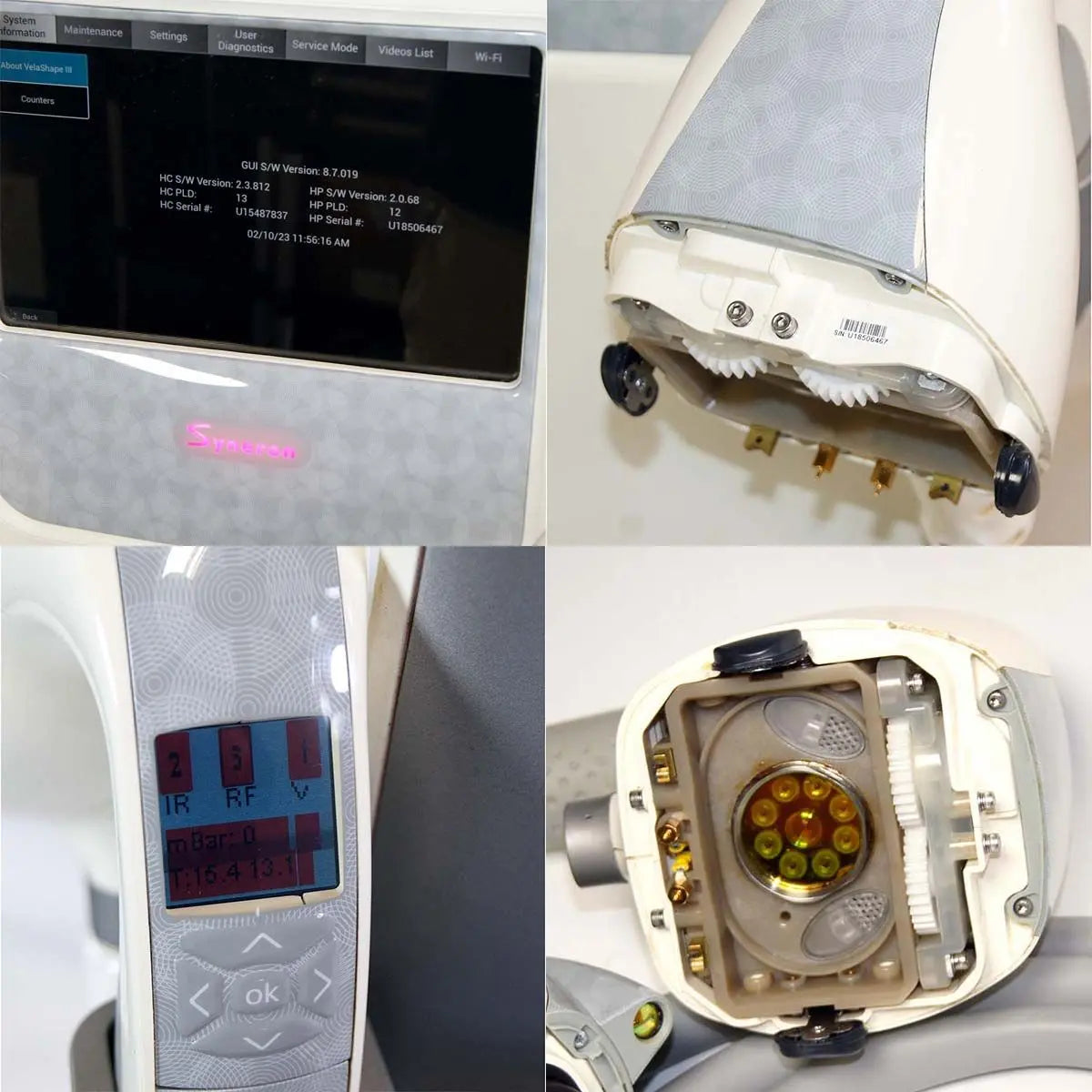 2016 Syneron Candela VelaShape III Cellulite Treatment Body Contour Vac System