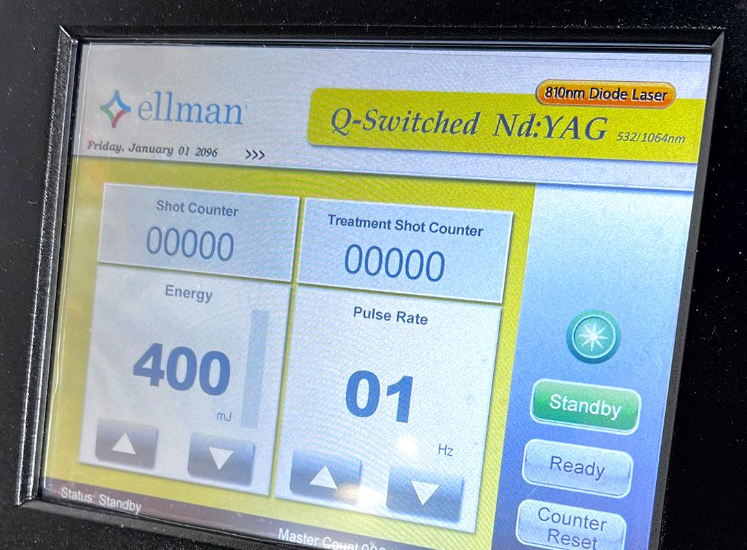 2014 Ellman Sandstone Medley Acne Vascular Skin Rejuvenation Laser NEW 0 SHOTS! Sol International Medical