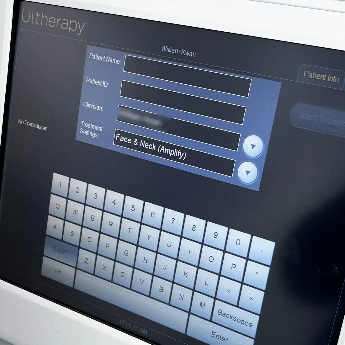 2017 Ulthera Ultherapy DeepSEE UC-1 Ultrasound Facial Contouring Skin Tightening System