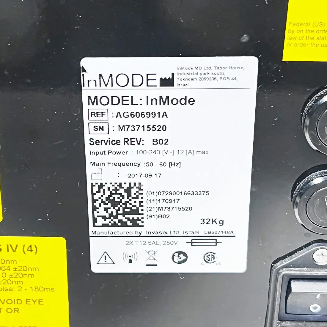 2017 InMode Optimas Laser IPL System Fractora Skin Treatment Workstation InMode