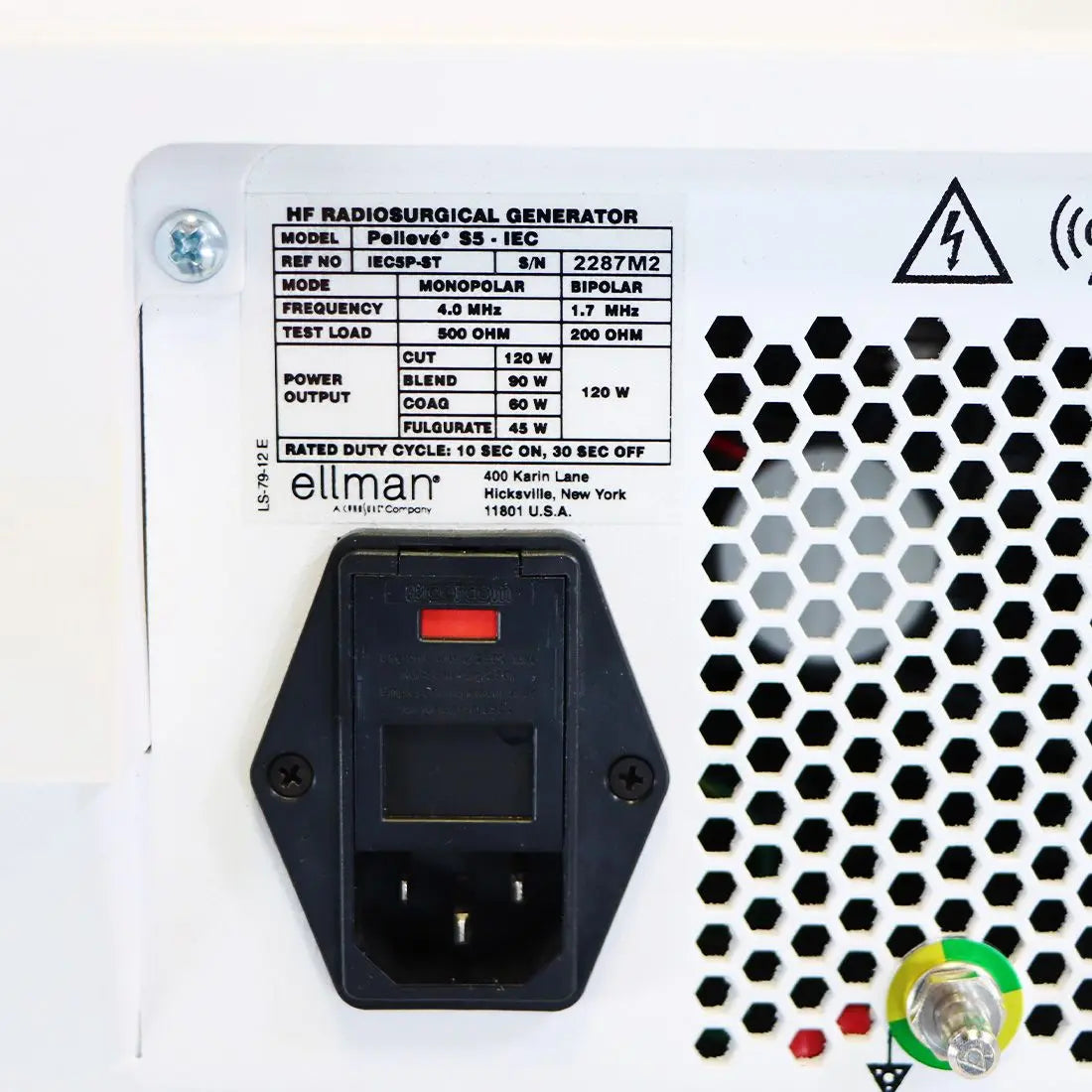 Ellman Pellevé S5 IEC RF HF Radiosurgical Generator Surgical Skin Rejuvenation