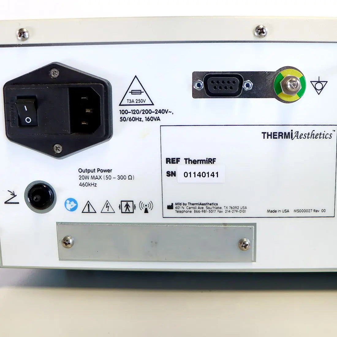 2014 ThermiAesthetics ThermiRF ThermiSmooth Skin Tightening Wrinkles Thermi RF