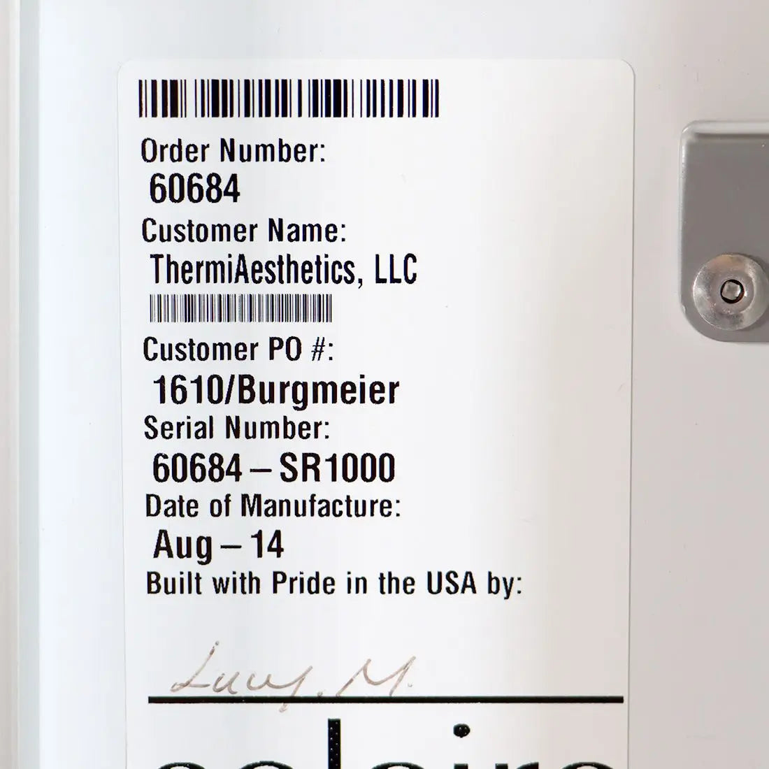 2014 ThermiAesthetics ThermiRF ThermiSmooth Skin Tightening Wrinkles Thermi RF