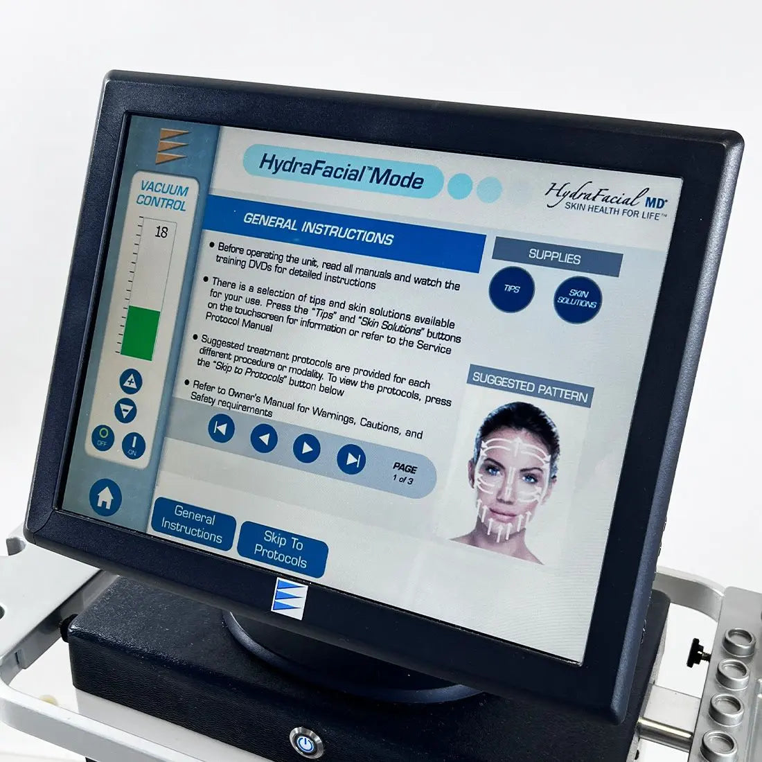 2013 Edge Systems Hydrafacial MD System Hydradermabrasion Skin Treatment 70143