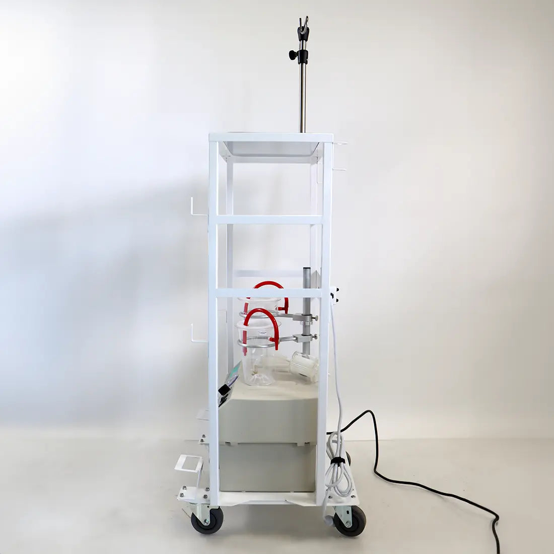 HK Surgical Aspirator Pump AP-III 115V with Valet Cart 42in Tall Vacuum 85-LPM