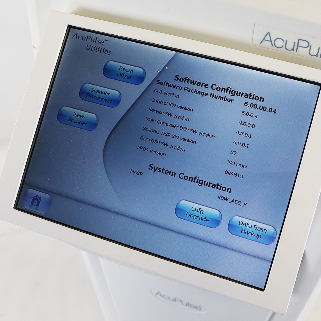 2016 Lumenis AcuPulse 40W CO2 Fiber Laser Acuscan 120 Scanner Skin Resurfacing