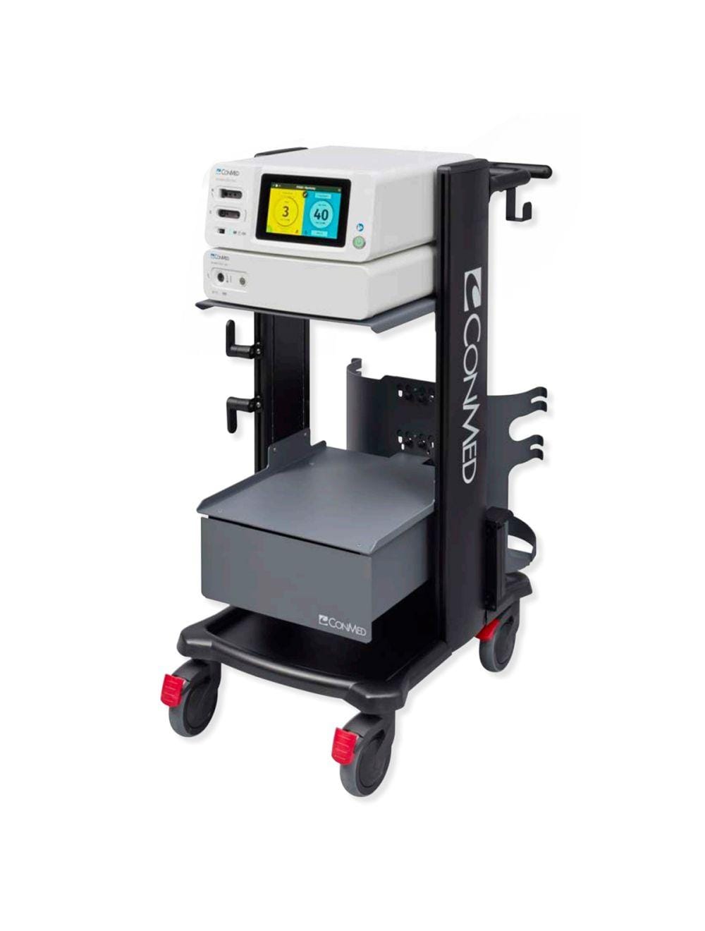 ConMed Beamer AVEO モジュラーローリングカートの保管と使用 AVEO-CART-PKG