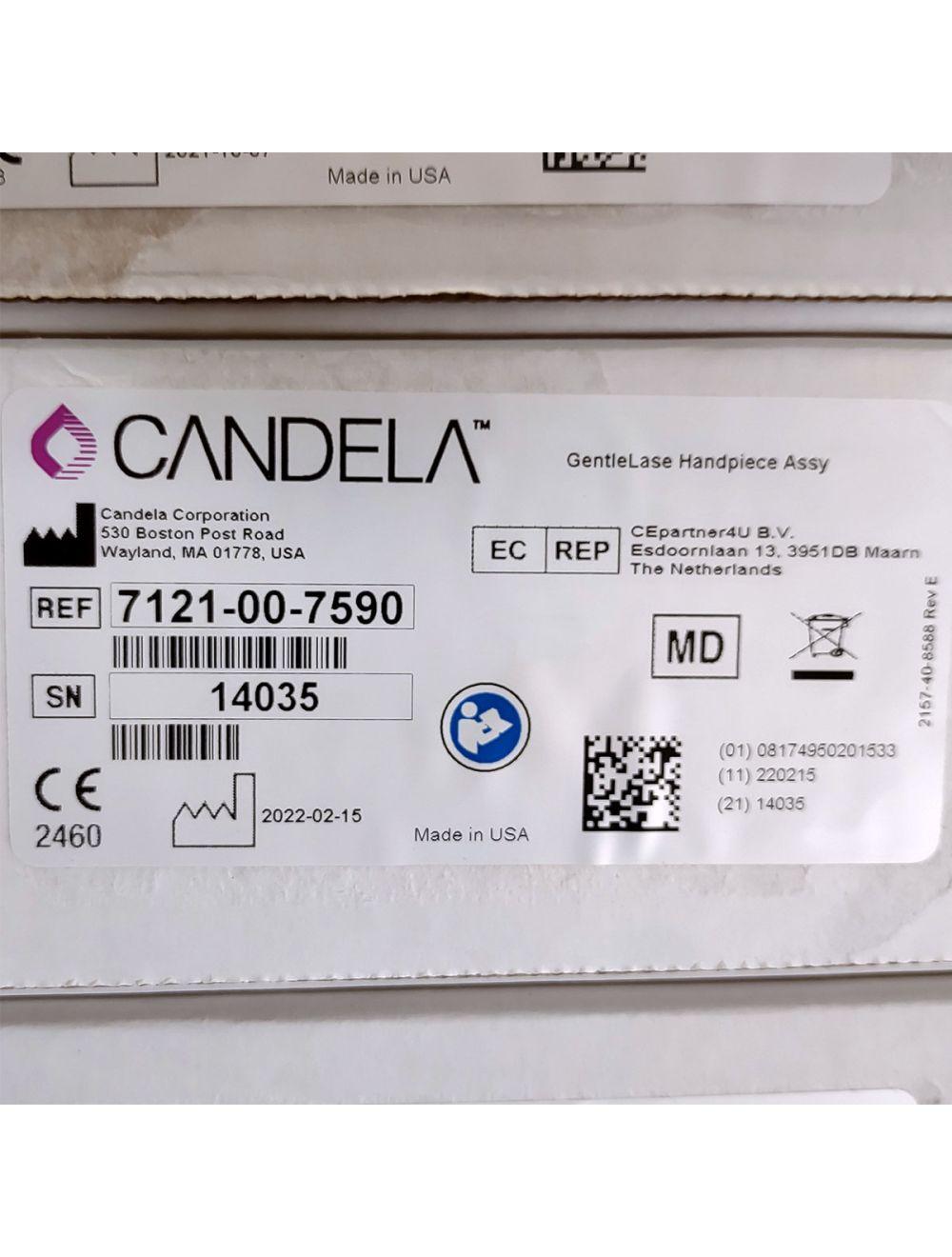Candela GentleLase Plus Handpiece Assembly No Fiber Factory NEW 7121-00-7590 (14035sn) Candela