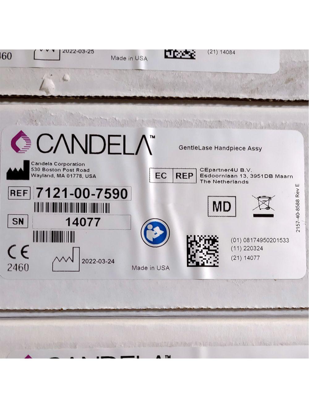 Candela GentleLase Plus Handpiece Assembly No Fiber Factory NEW 7121-00-7590 (14077sn) Candela