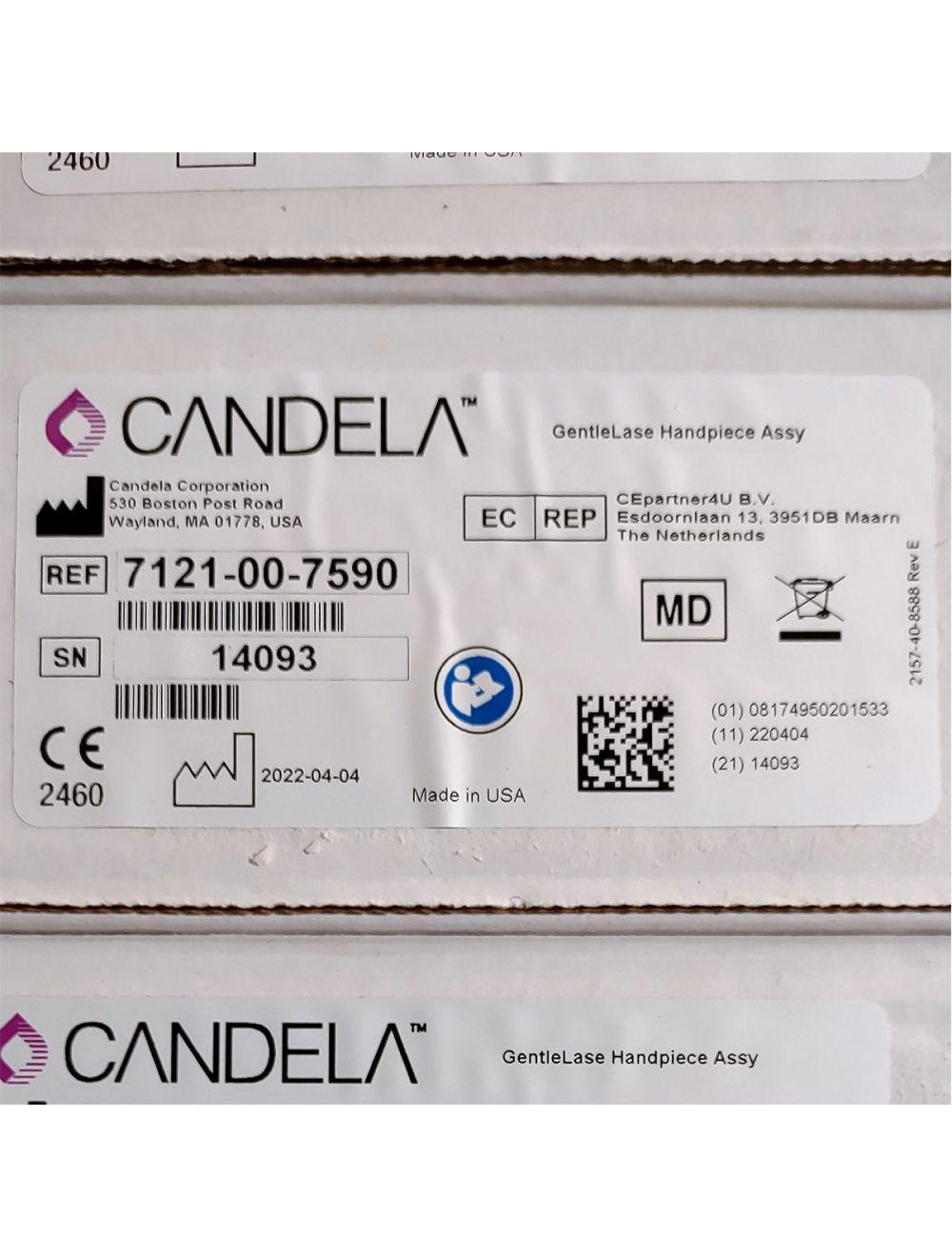 Candela GentleLase Plus Handpiece Assembly No Fiber Factory NEW 7121-00-7590 (14093sn) Candela