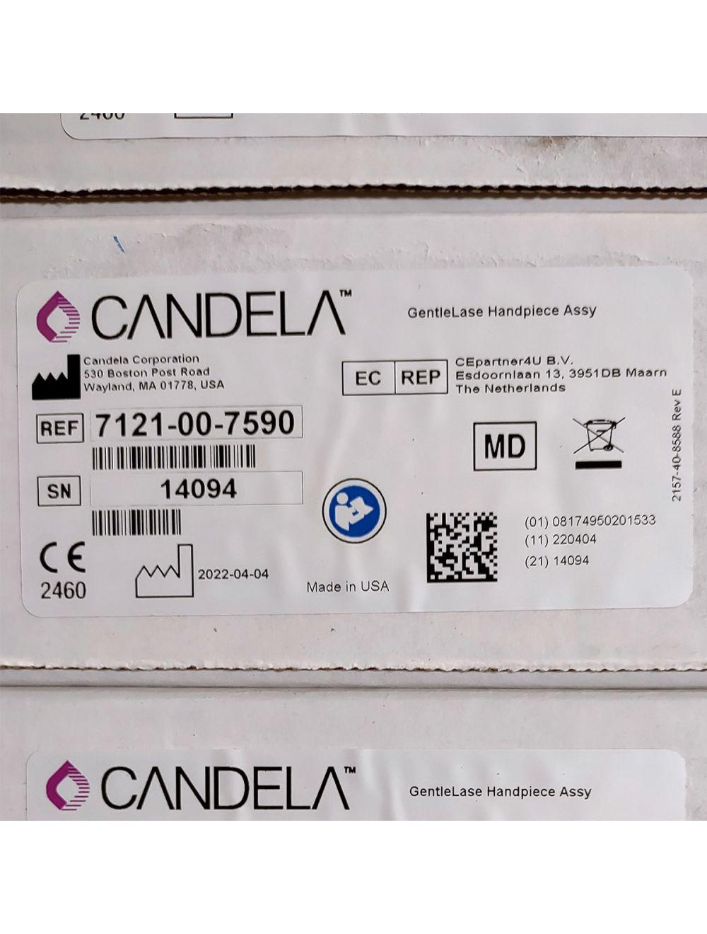 Candela GentleLase Plus Handpiece Assembly No Fiber Factory NEW 7121-00-7590 (14094sn) Candela