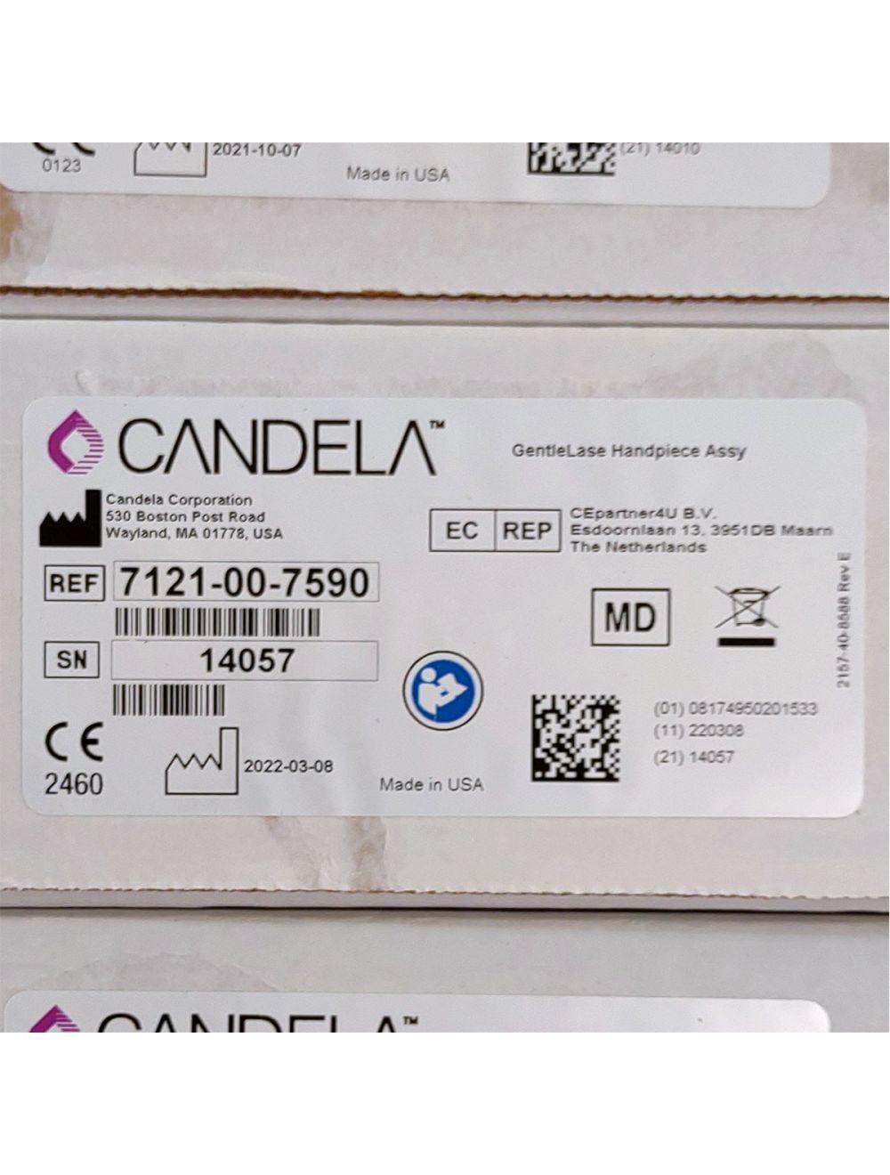 Candela GentleLase Plus Handpiece Assembly No Fiber Factory NEW 7121-00-7590 (14057sn) Candela