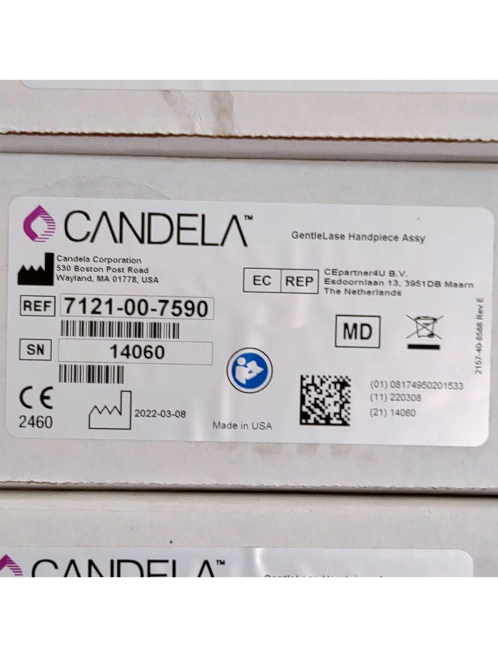 Candela GentleLase Plus Handpiece Assembly No Fiber Factory NEW 7121-00-7590 (14060sn) Candela