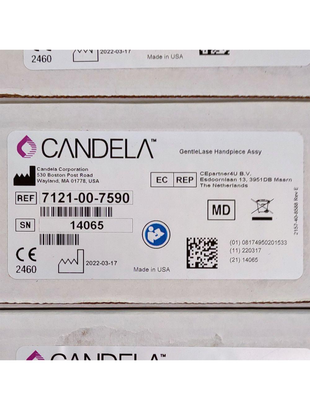 Candela GentleLase Plus Handpiece Assembly No Fiber Factory NEW 7121-00-7590 (14065sn) Candela
