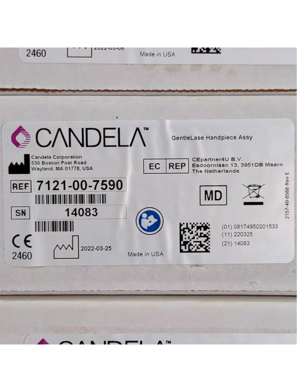 Candela GentleLase Plus Handpiece Assembly No Fiber Factory NEW 7121-00-7590 (14083sn) Candela
