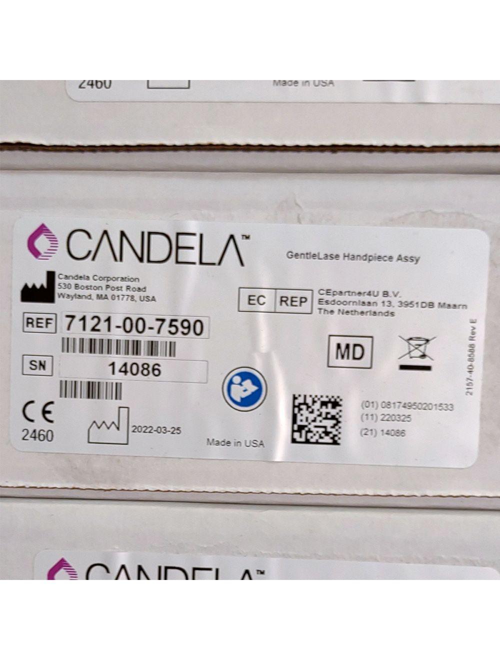 Candela GentleLase Plus Handpiece Assembly No Fiber Factory NEW 7121-00-7590 (14086sn) Candela