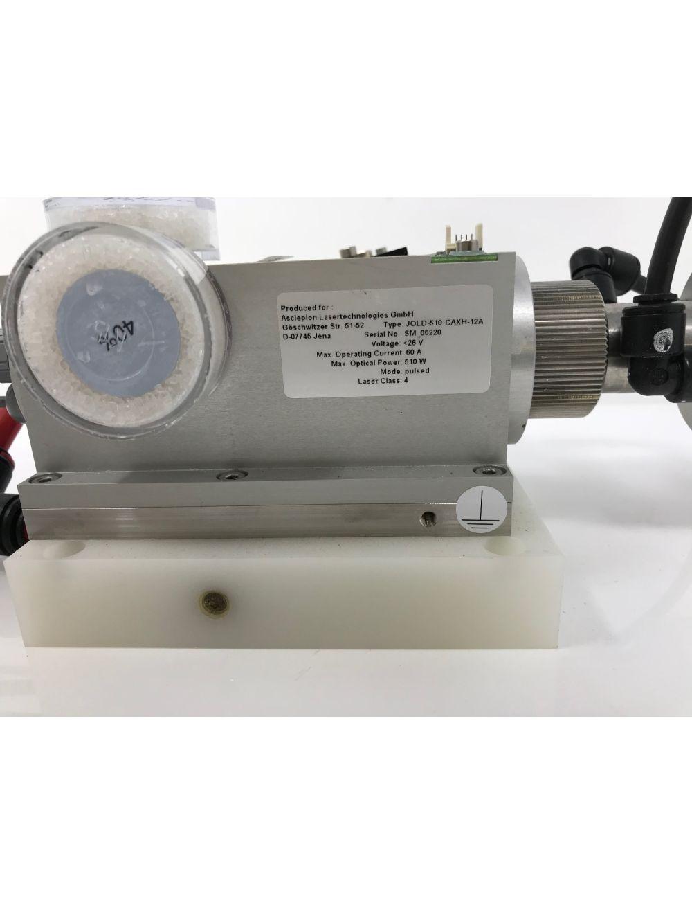Asclepion Mediostar Laser XT Head Fiber Focus Base Assembly PARTS UNIT Sol International Medical