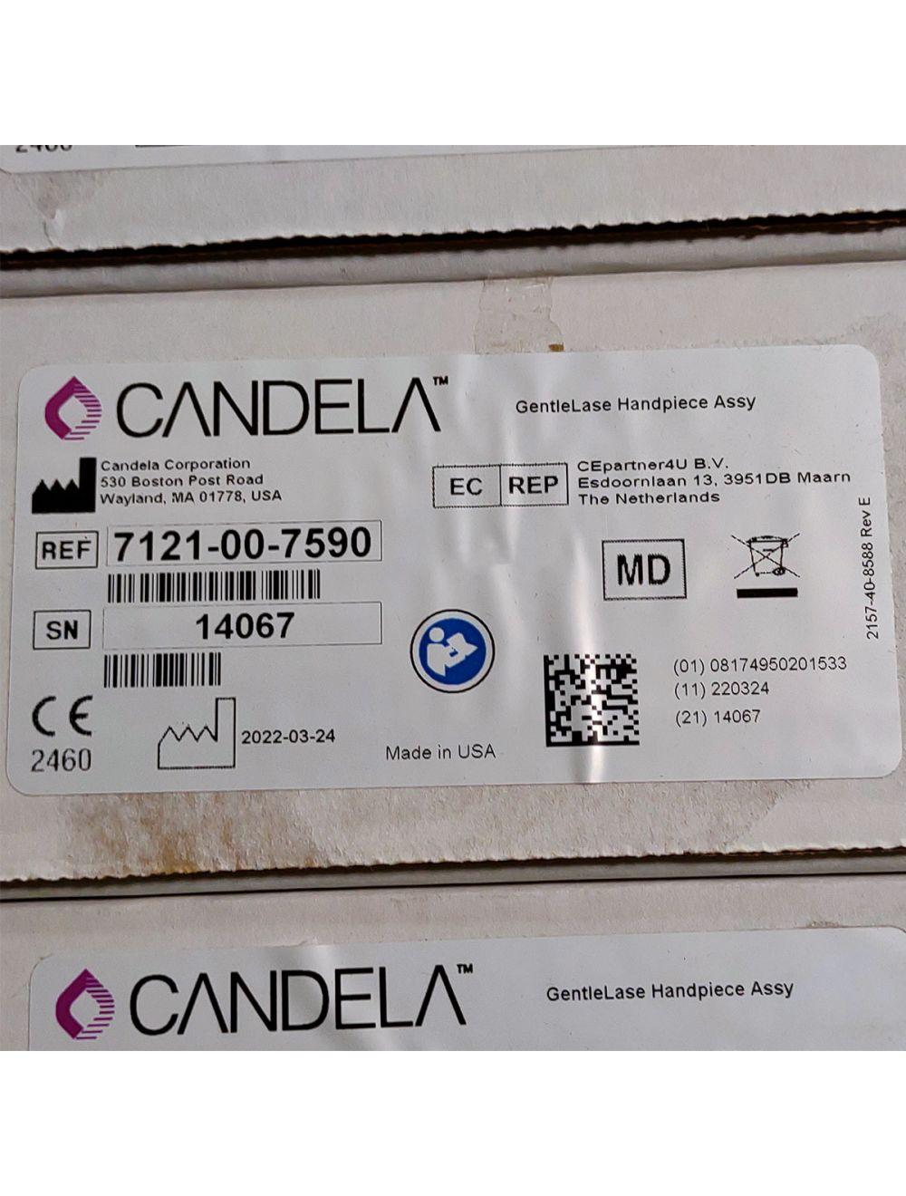 Candela GentleLase Plus Handpiece Assembly No Fiber Factory NEW 7121-00-7590 (14067sn) Candela