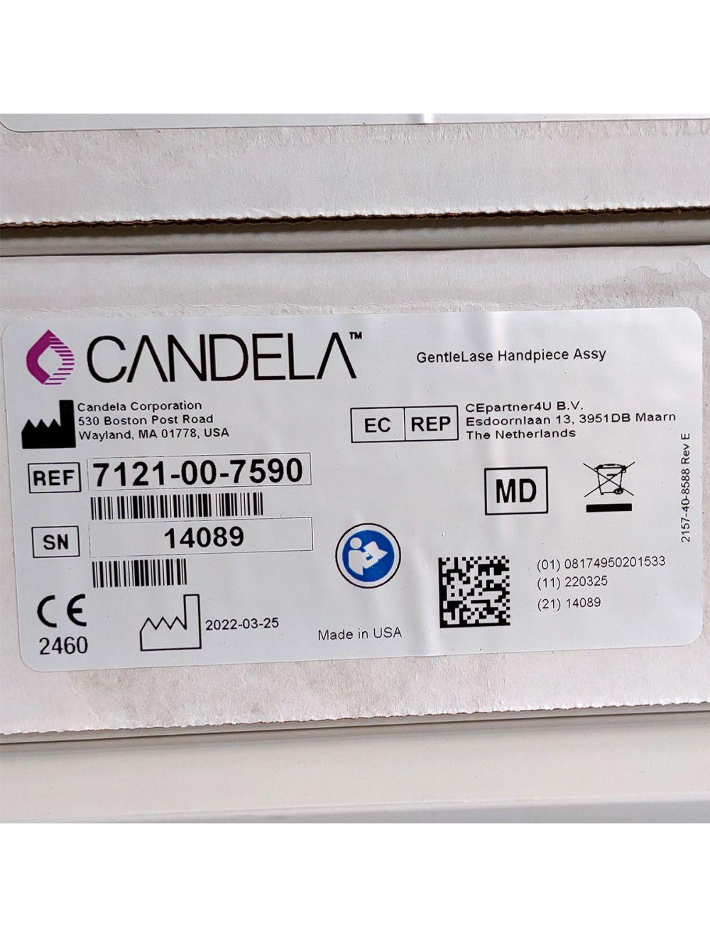 Candela GentleLase Plus Handpiece Assembly No Fiber Factory NEW 7121-00-7590 (14089sn) Candela