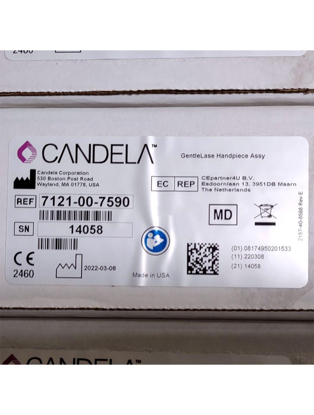Candela GentleLase Plus Handpiece Assembly No Fiber Factory NEW 7121-00-7590 (14058sn) Candela