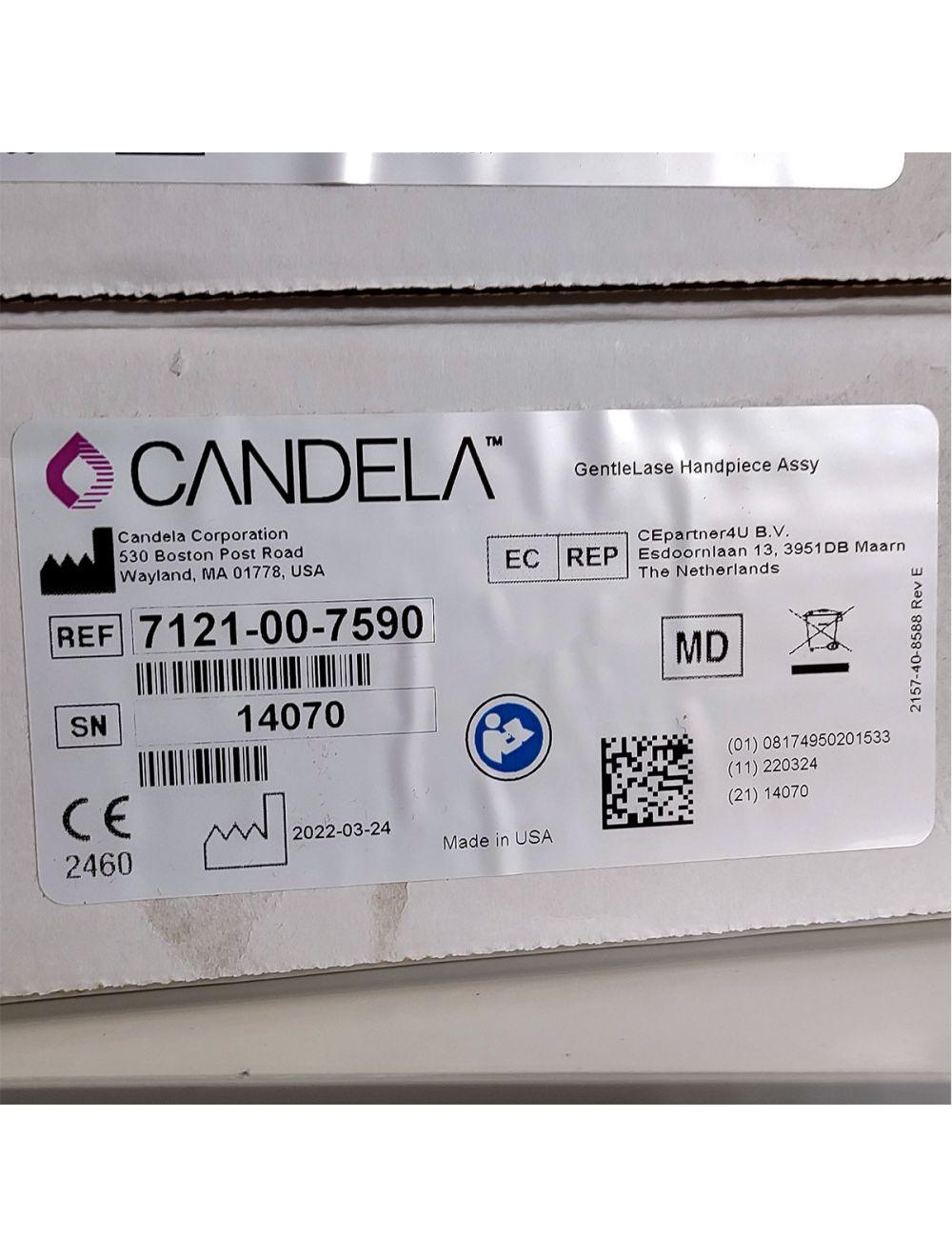 Candela GentleLase Plus Handpiece Assembly No Fiber Factory NEW 7121-00-7590 (14070sn) Candela