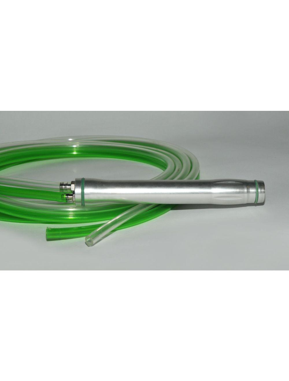 HydroDermabrasion Metal Dermabrasion Crystal Sand 5&quot; Handpiece w/ Tubing