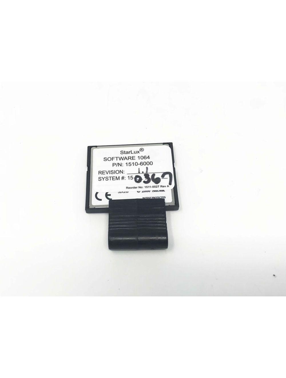 Palomar Starlux 500 Laser 1064 YAG Handpiece Software Card Version 1.1 1520-6000
