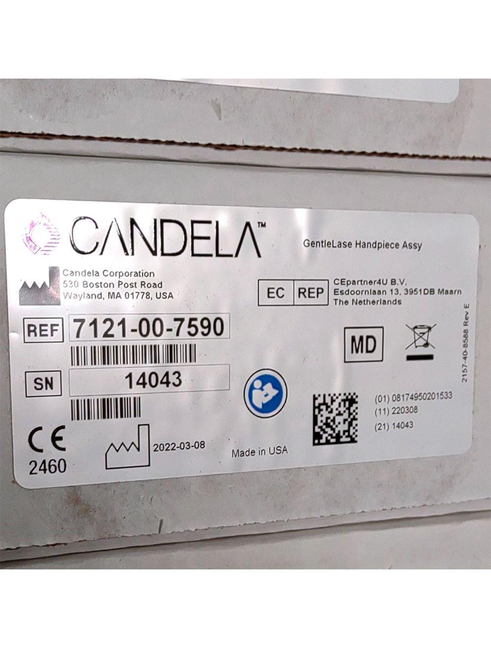 Candela GentleLase Plus Handpiece Assembly No Fiber Factory NEW 7121-00-7590 (14043sn) Candela