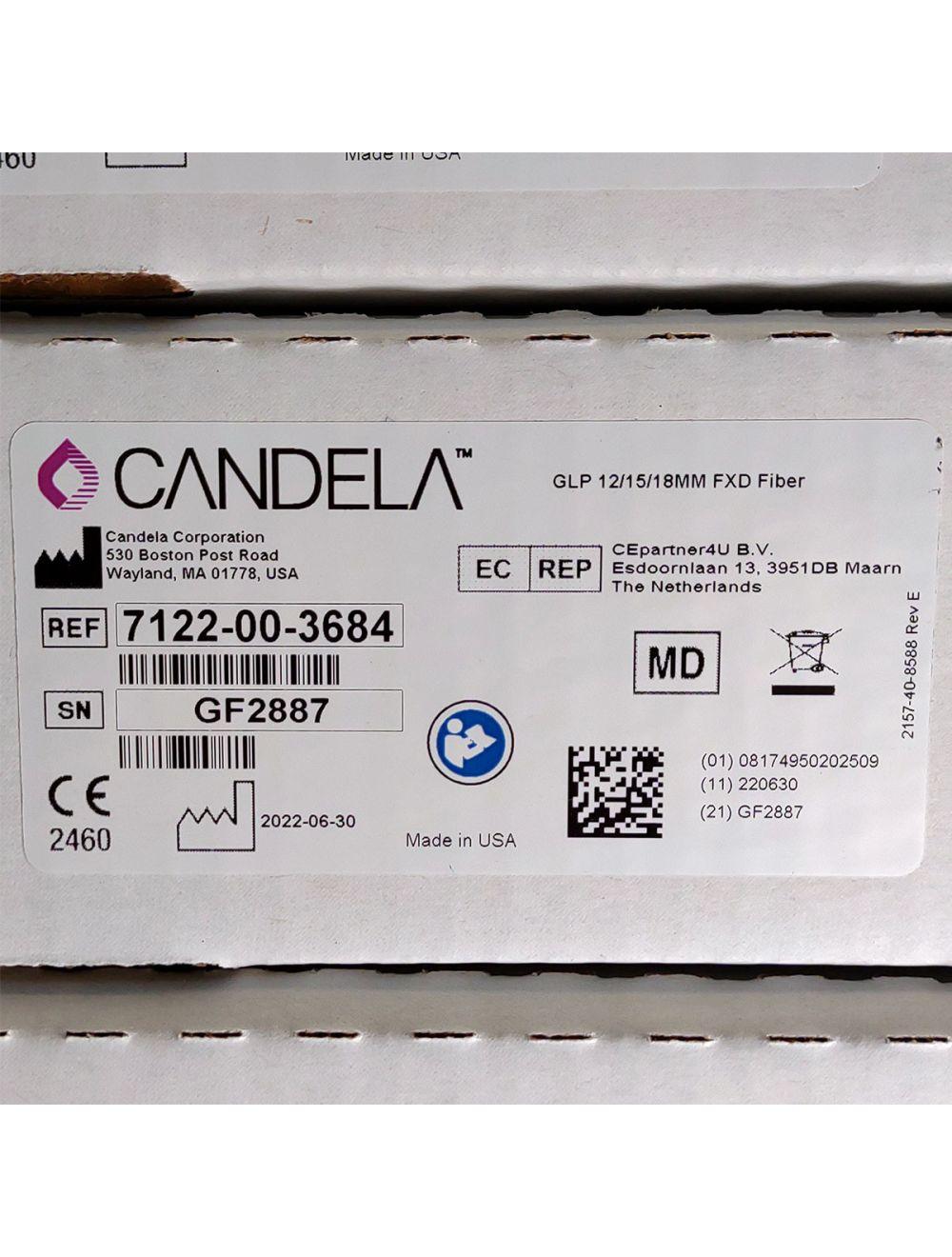 Candela GentleLase Plus Fiber Assembly 12/15/18mm Factory NEW 7122-00-3684 (GF2887) Candela
