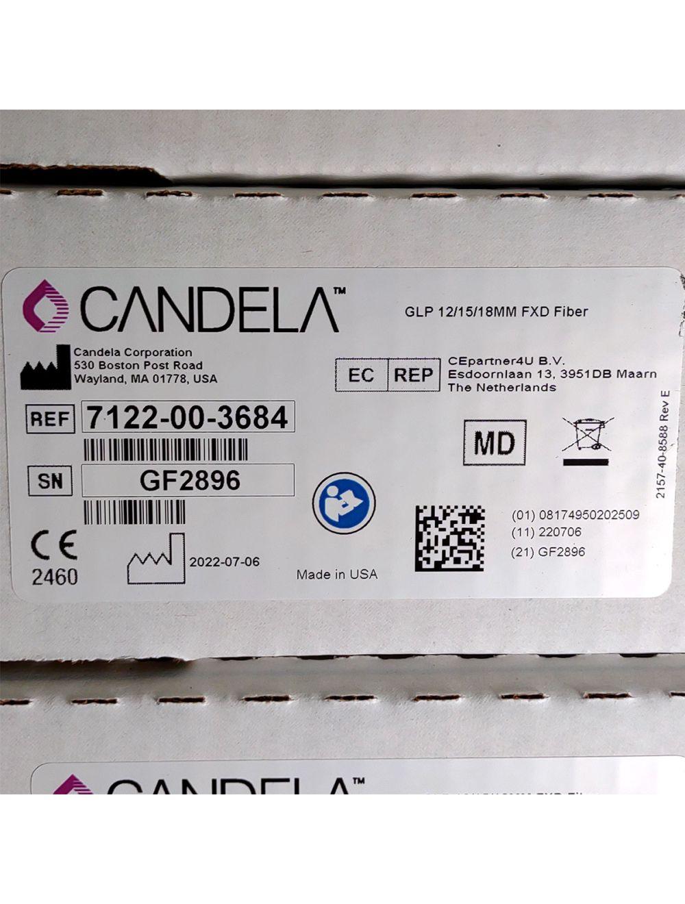 Candela GentleLase Plus Fiber Assembly 12/15/18mm Factory NEW 7122-00-3684 (GF2896)