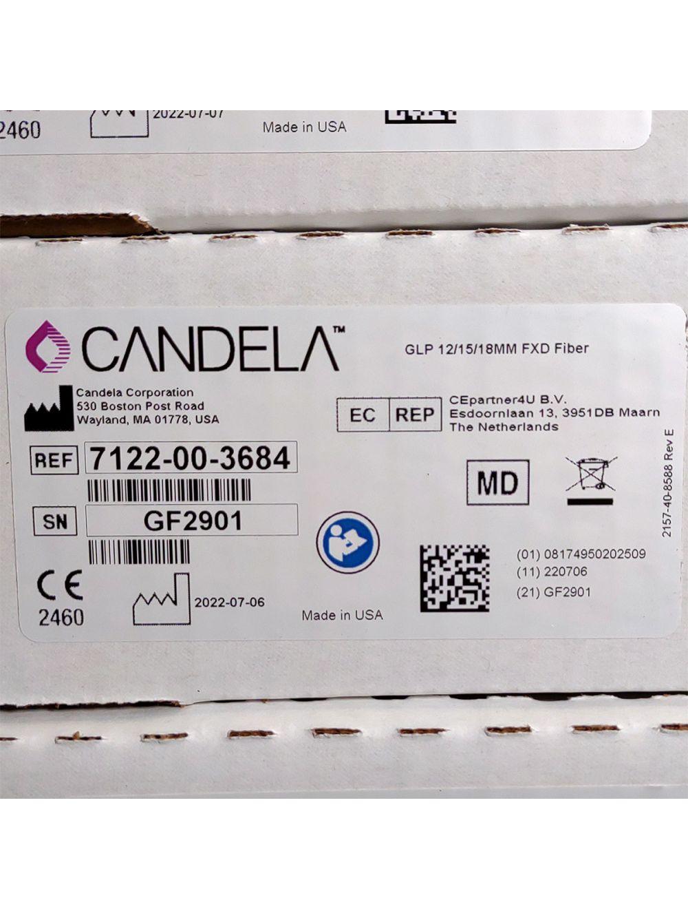 Candela GentleLase Plus Fiber Assembly 12/15/18mm Factory NEW 7122-00-3684 (GF2901)
