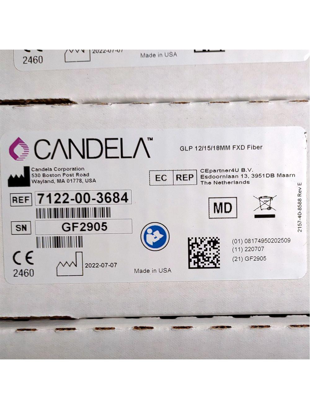 Candela GentleLase Plus Fiber Assembly 12/15/18mm Factory NEW 7122-00-3684 (GF2905) Candela
