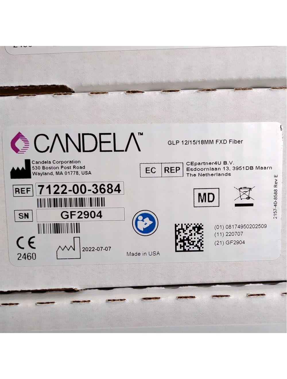 Candela GentleLase Plus Fiber Assembly 12/15/18mm Factory NEW 7122-00-3684 (GF2904) Candela