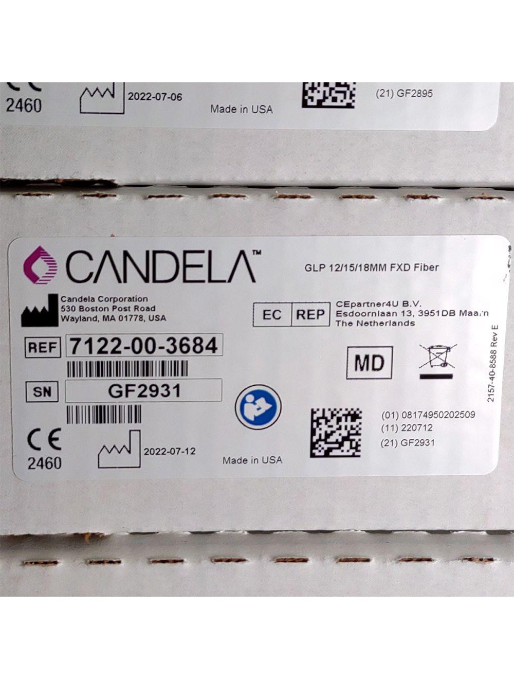 Candela GentleLase Plus Fiber Assembly 12/15/18mm Factory NEW 7122-00-3684 (GF2931)