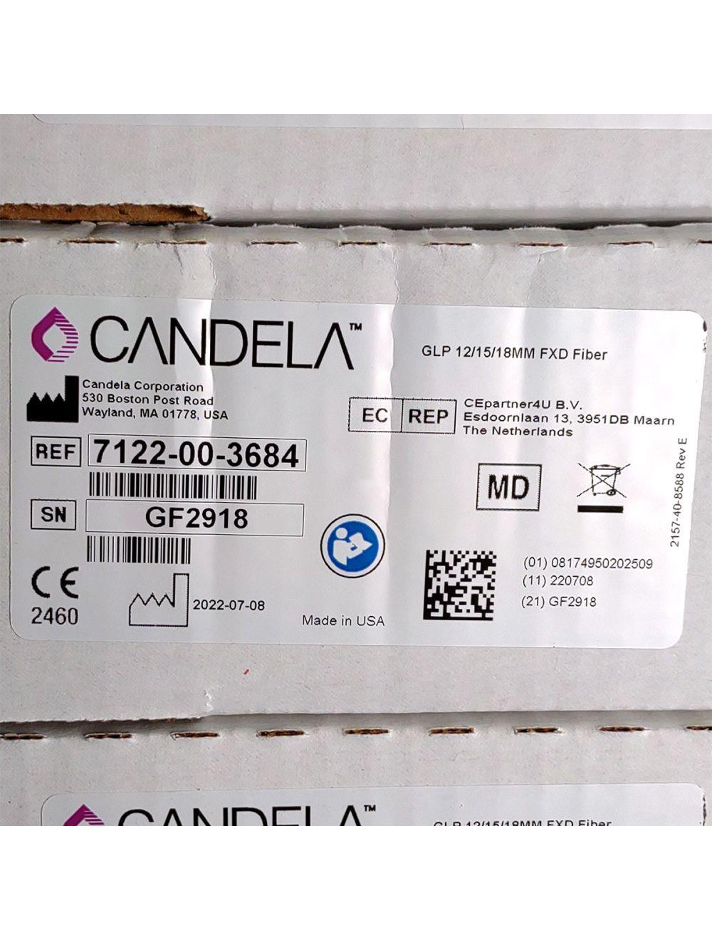 Candela GentleLase Plus Fiber Assembly 12/15/18mm Factory NEW 7122-00-3684 (GF2918) Candela