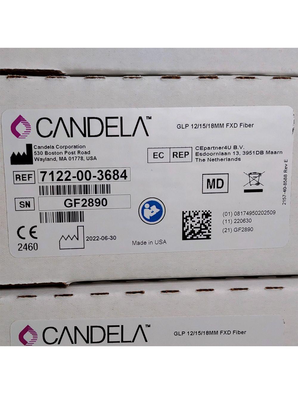 Candela GentleLase Plus Fiber Assembly 12/15/18mm Factory NEW 7122-00-3684 (GF2890) Candela