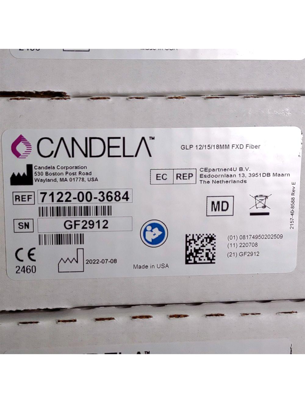 Candela GentleLase Plus Fiber Assembly 12/15/18mm Factory NEW 7122-00-3684 (GF2912) Candela