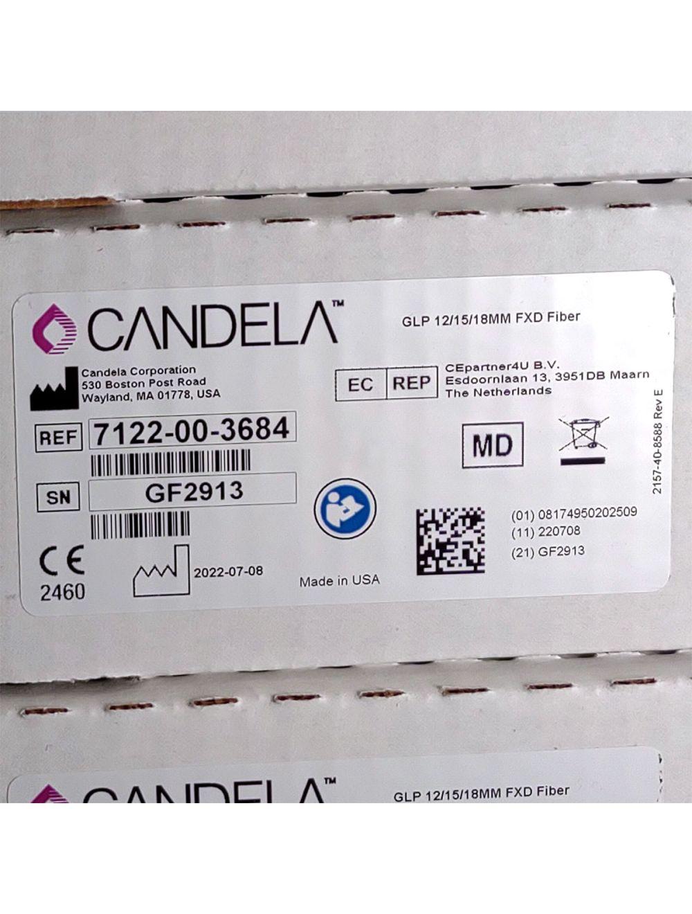 Candela GentleLase Plus Fiber Assembly 12/15/18mm Factory NEW 7122-00-3684 (GF2913) Candela