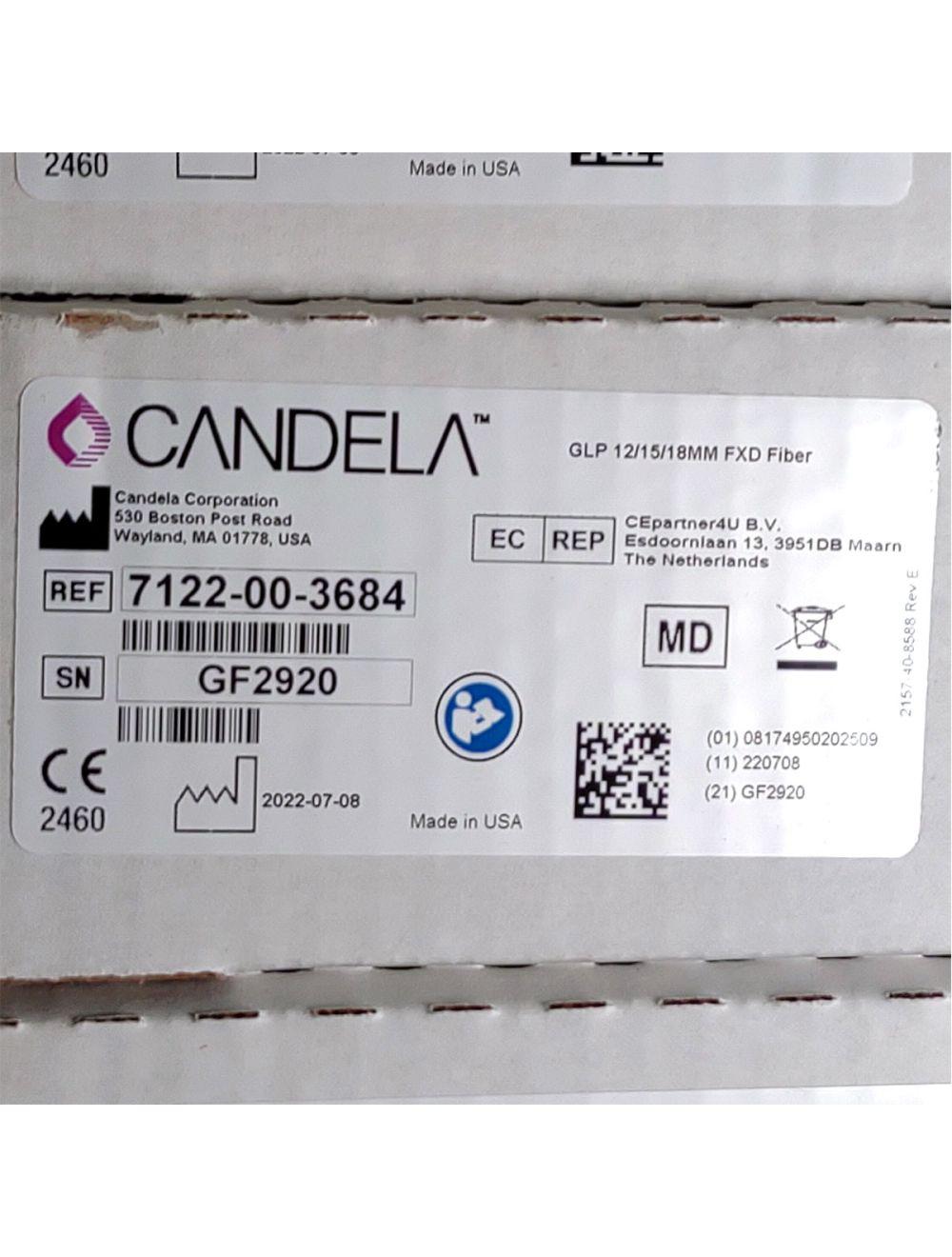 Candela GentleLase Plus Fiber Assembly 12/15/18mm Factory NEW 7122-00-3684 (GF2920)